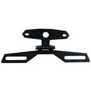 Taosunzt Motorcycle Folding License Plate Holder Adjustable Tail Rear Light Bracket Rack